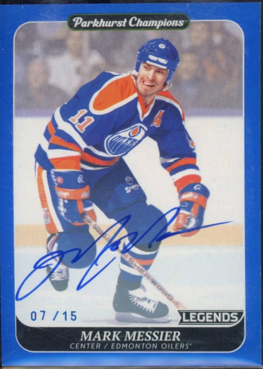 Mark Messier [Autograph Blue] #274