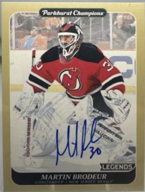 Martin Brodeur [Autograph Blue] #257