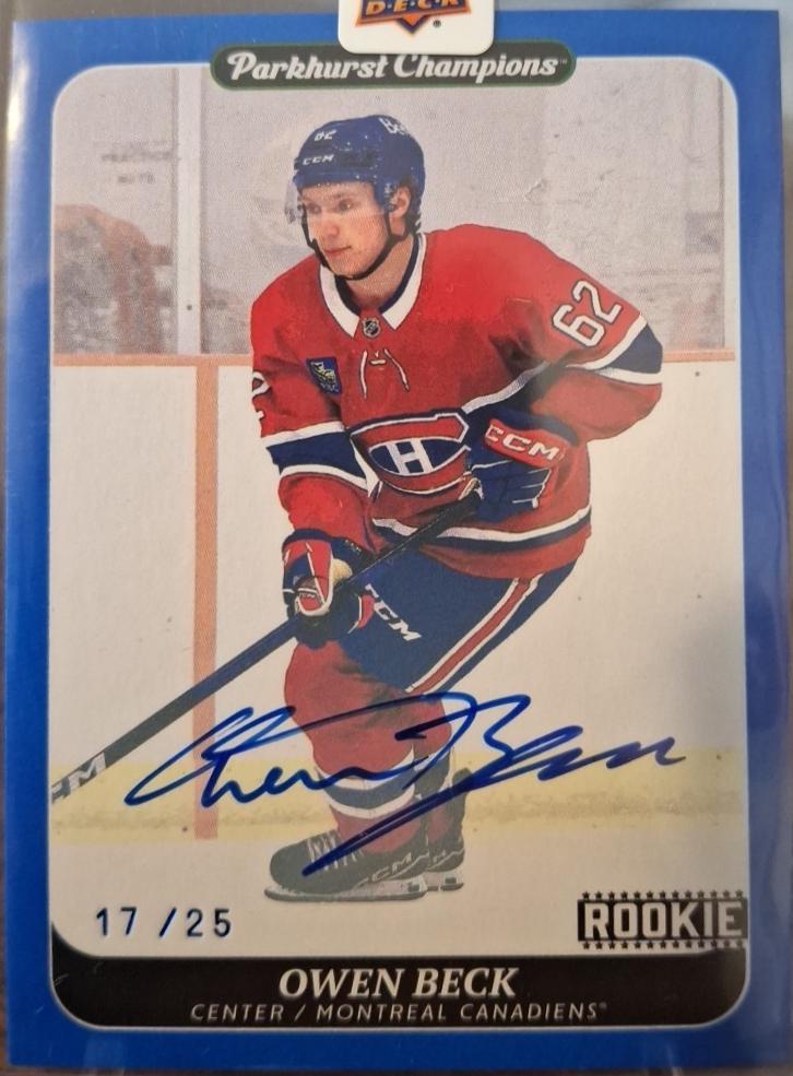 Owen Beck [Autograph Blue] #235