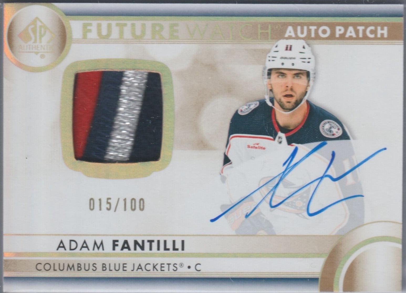 Adam Fantilli [Limited Auto Patch] #106