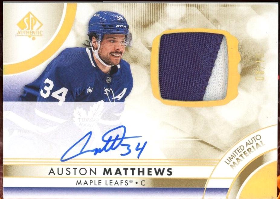 Auston Matthews [Limited Auto Patch] #4