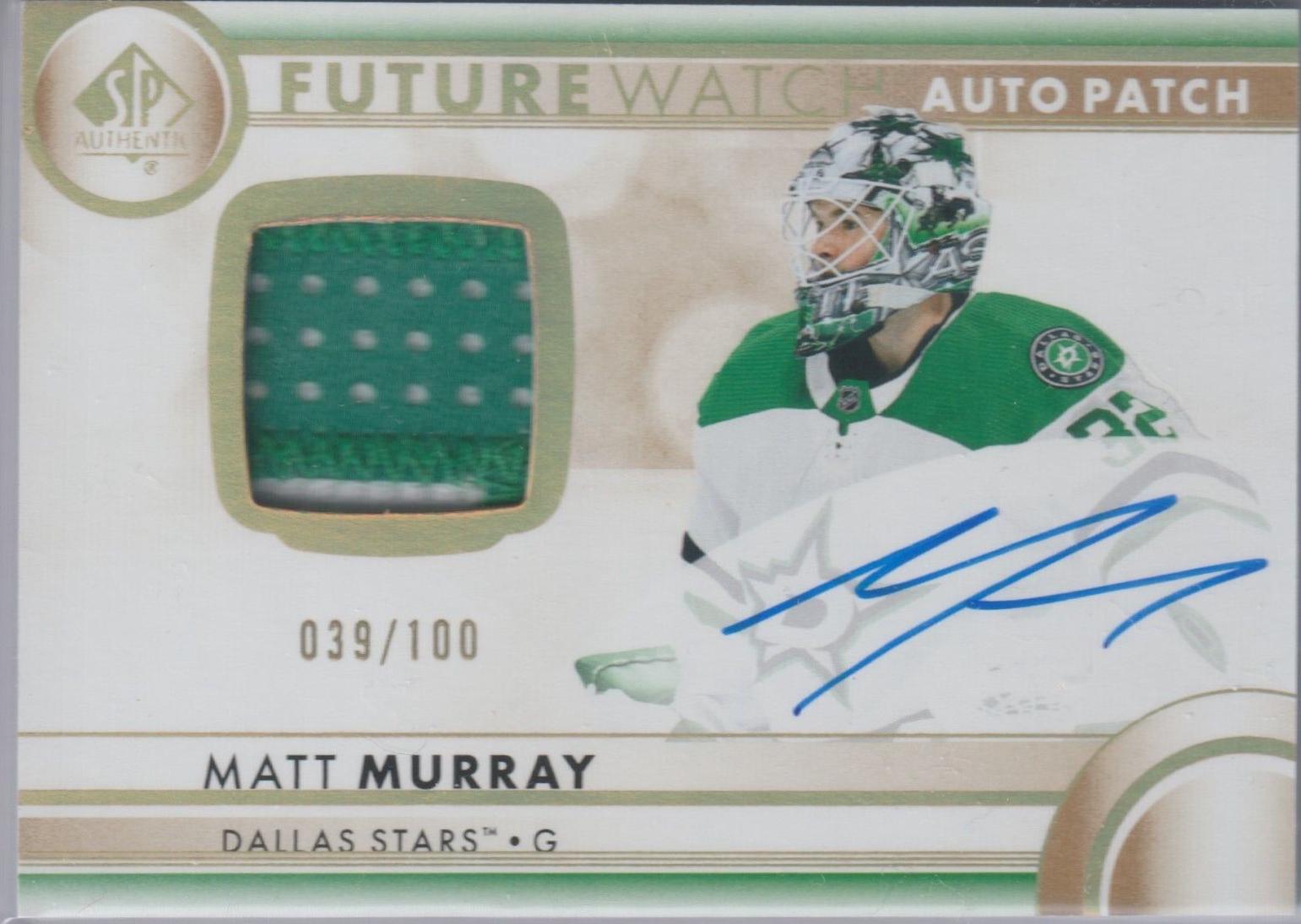 Matt Murray [Limited Auto Patch] #125
