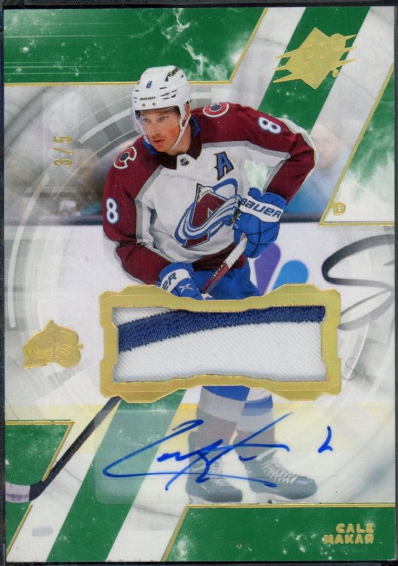 Cale Makar [Patch Autograph] #44