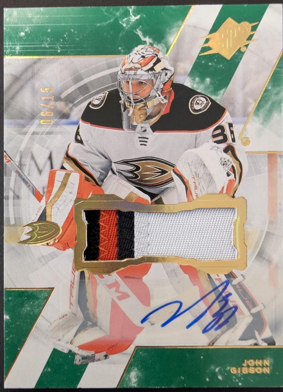 John Gibson [Patch Autograph] #53