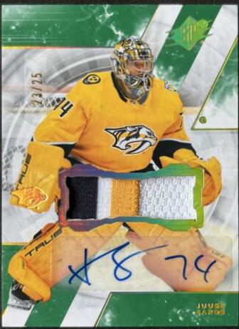 Juuse Saros [Patch Autograph] #18