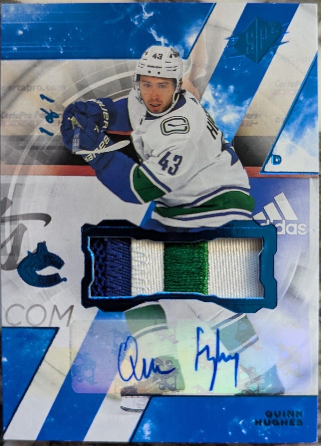 Quinn Hughes [Patch Autograph] #93