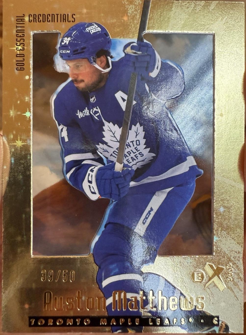 Auston Matthews [Gold Essential Credentials] #82