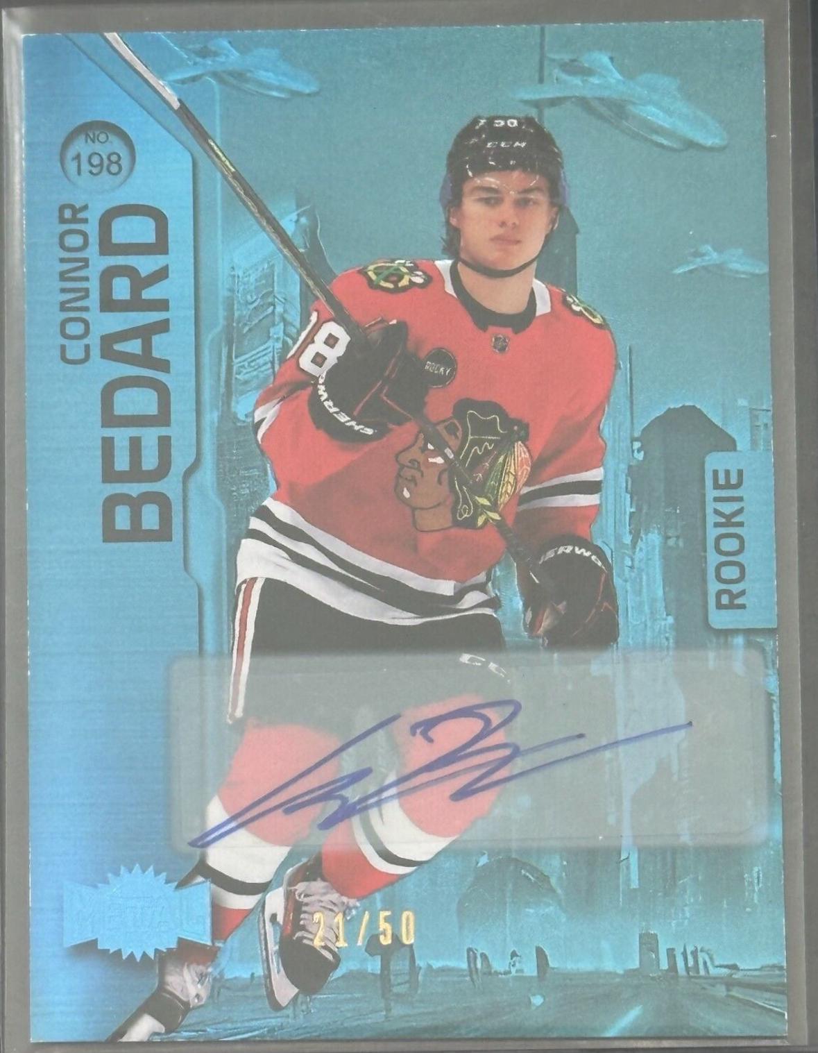 Connor Bedard [Blue Autograph] #198