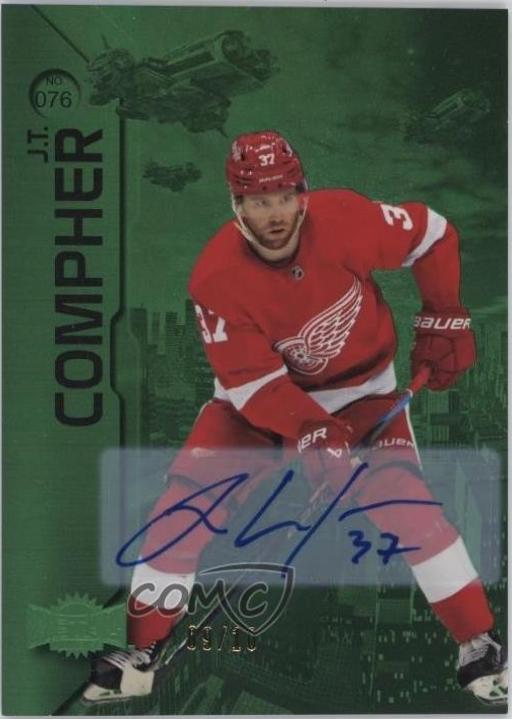 J.T. Compher [Green Autograph] #76