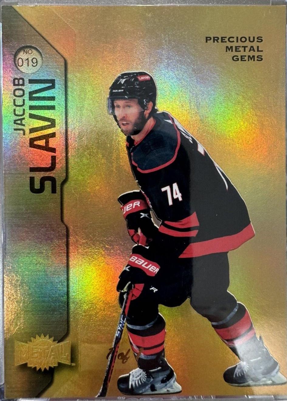 Jaccob Slavin [Gold Precious Metal Gems] #19