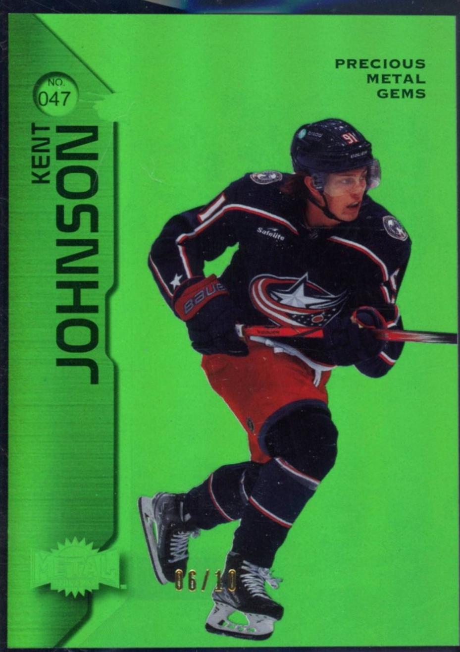 Kent Johnson [Green Precious Metal Gems] #47