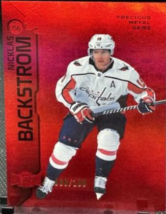 Nicklas Backstrom [Red Precious Metal Gems] #56