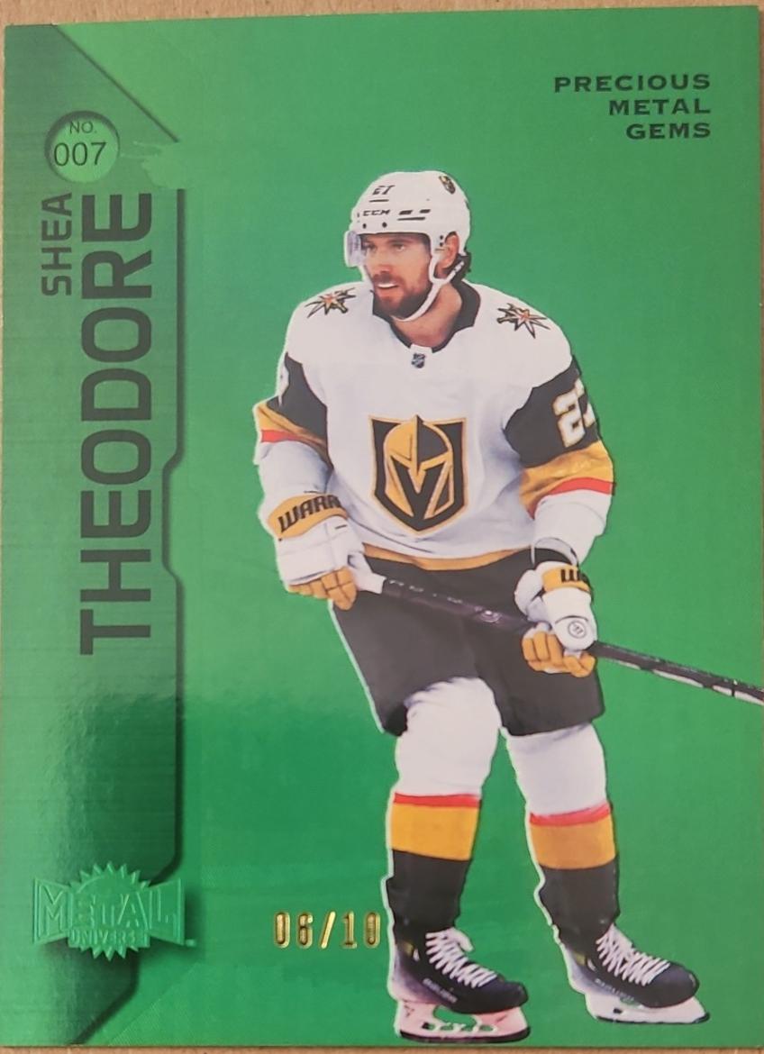 Shea Theodore [Green Precious Metal Gems] #7