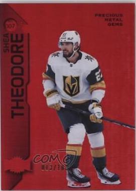 Shea Theodore [Red Precious Metal Gems] #7