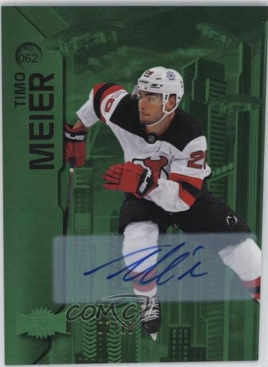 Timo Meier [Green Autograph] #62