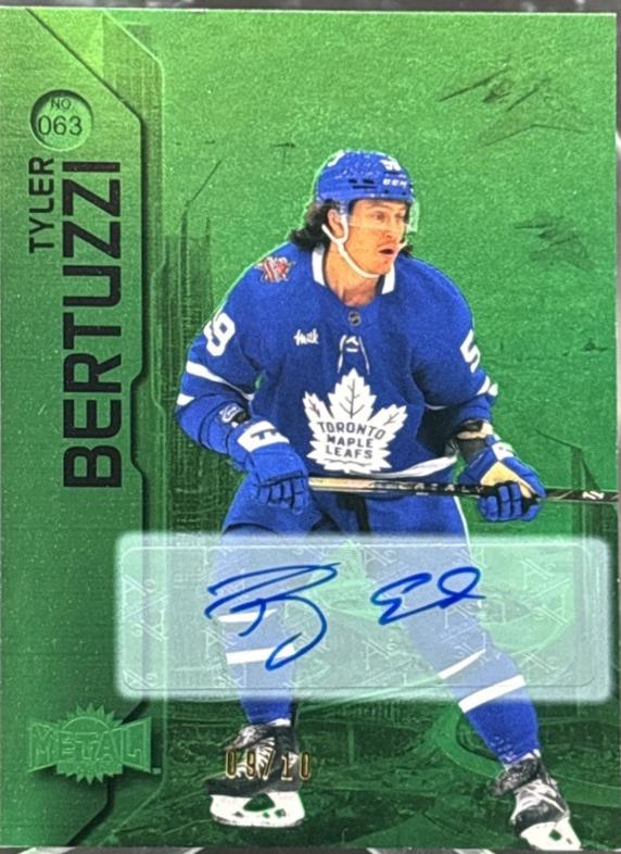 Tyler Bertuzzi [Green Autograph] #63