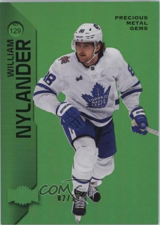 William Nylander [Green Precious Metal Gems] #129