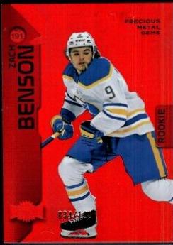 Zach Benson [Red Precious Metal Gems] #191