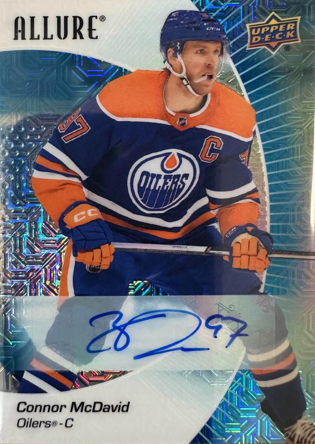 Connor McDavid [Blue Line Autograph] #68
