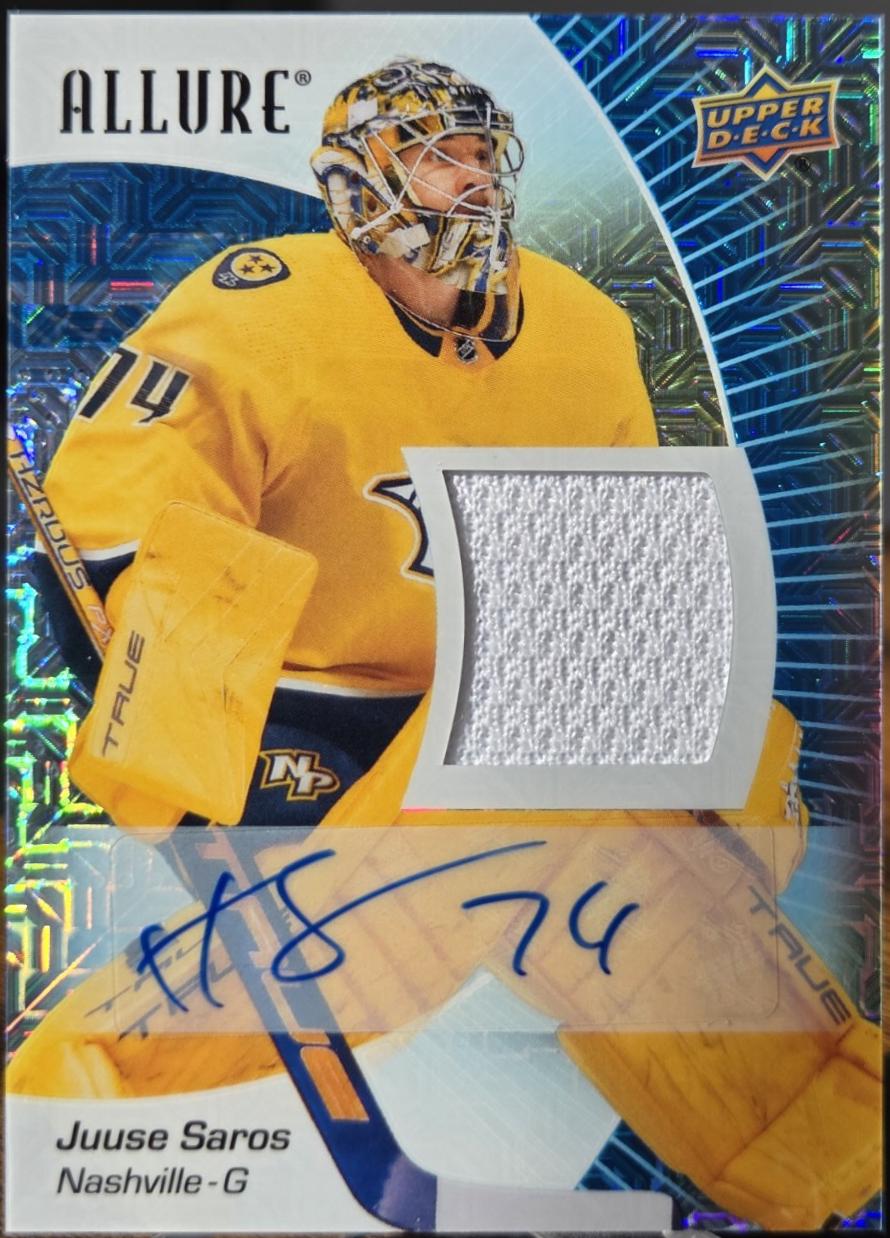 Juuse Saros [Purple Diamond Auto Patch] #78