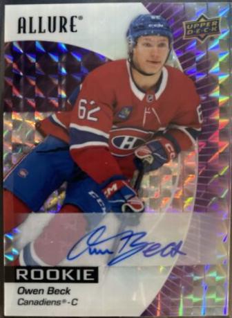 Owen Beck [Purple Diamond Autograph] #148