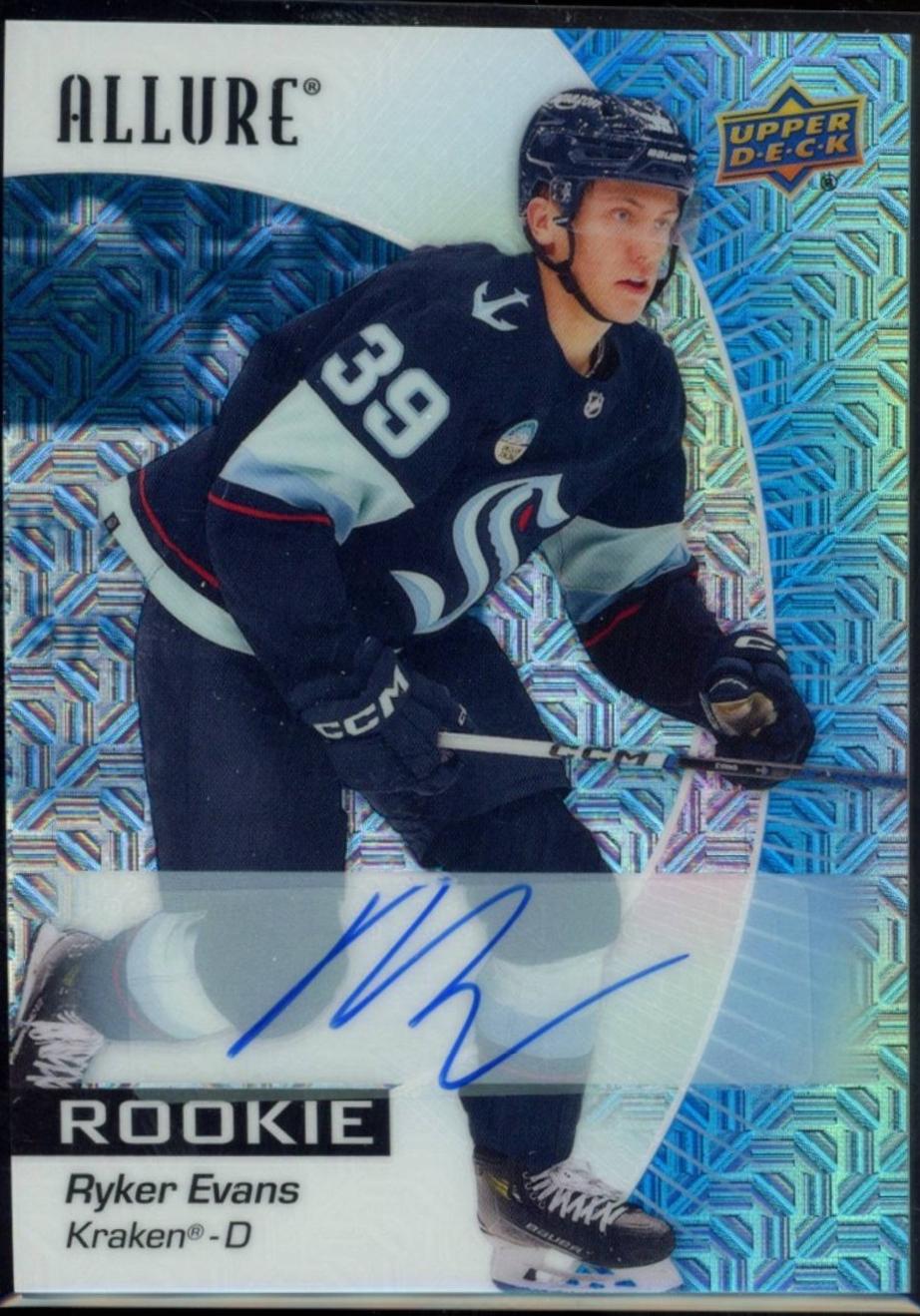 Ryker Evans [Blue Line Autograph] #149