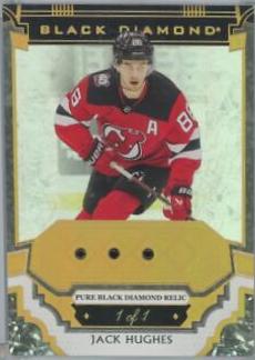 Jack Hughes [Pure Black Diamond Relic] #BDB-JH