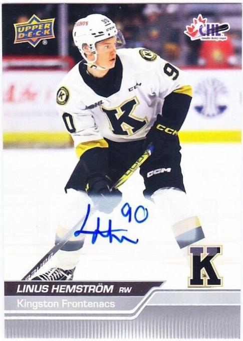 Linus Hemstrom [Autograph] #89
