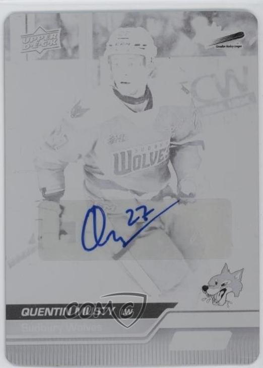 Quentin Musty [Printing Plate Autograph] #338
