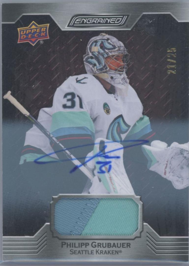 Philipp Grubauer [Mahogany Autograph Memorabilia] #22