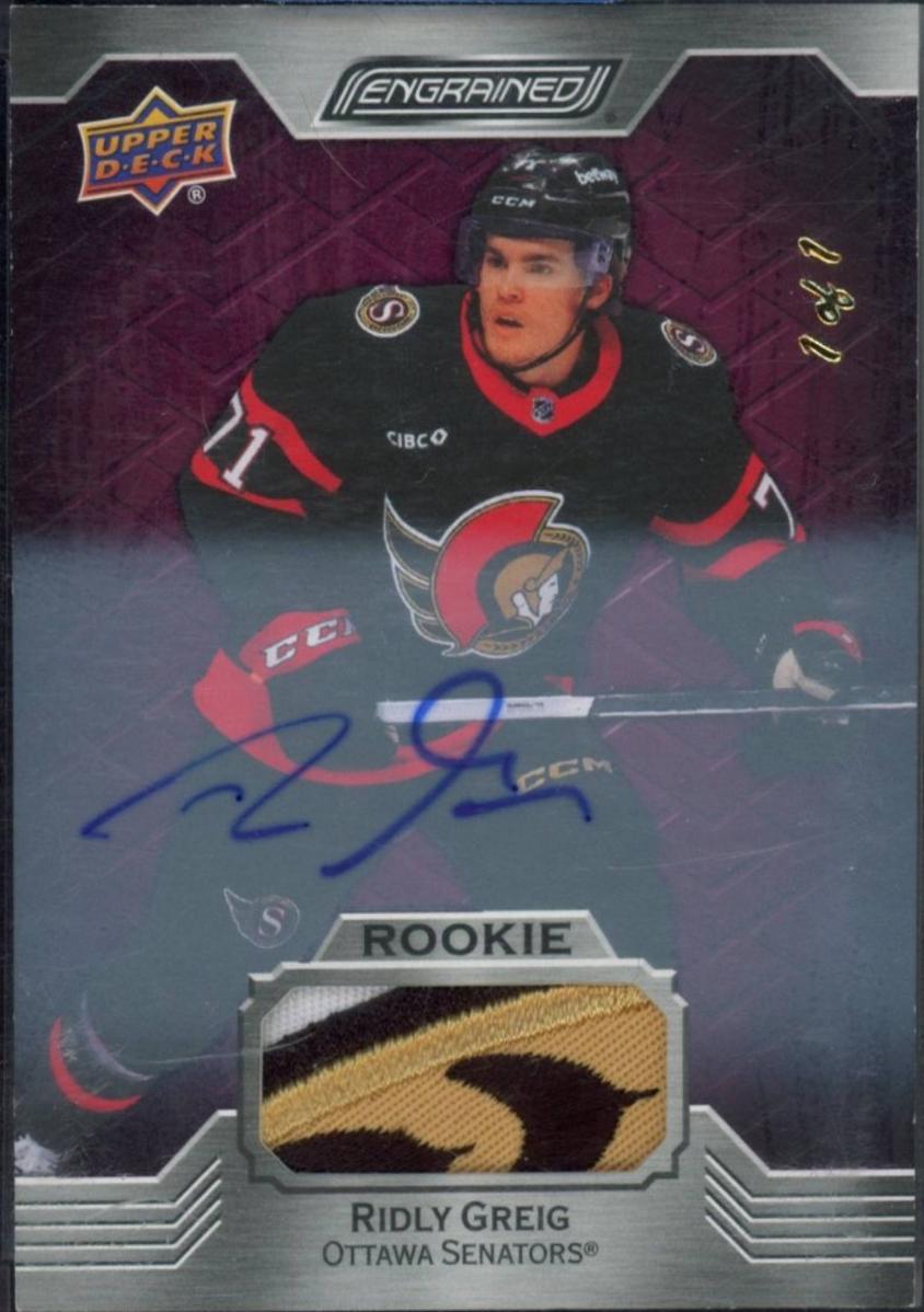 Ridly Greig [Rosewood Autograph Memorabilia] #134