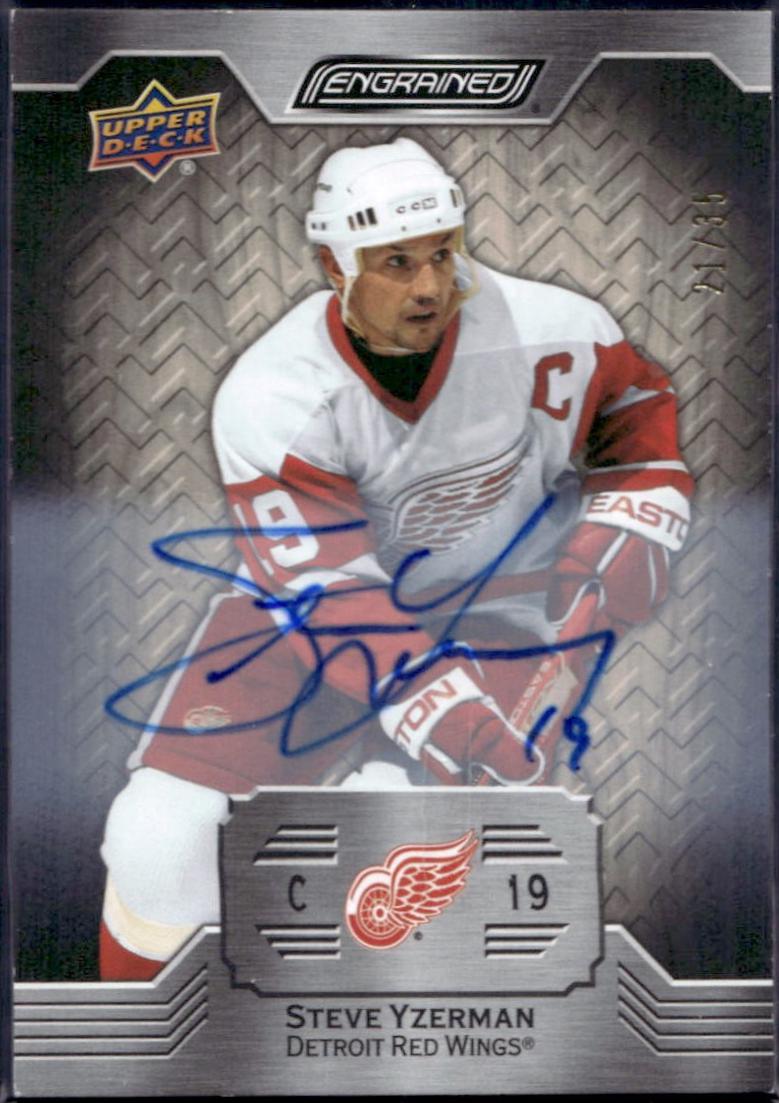 Steve Yzerman [White Birch Autograph] #67