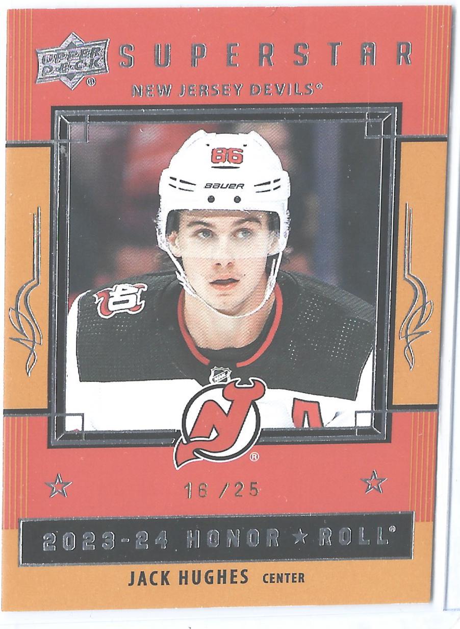 Jack Hughes [Gold Rainbow] #HR-25
