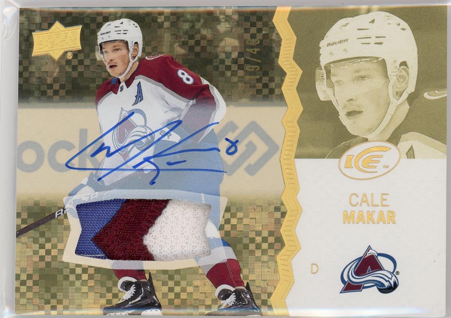 Cale Makar [Gold Patch Autograph] #11