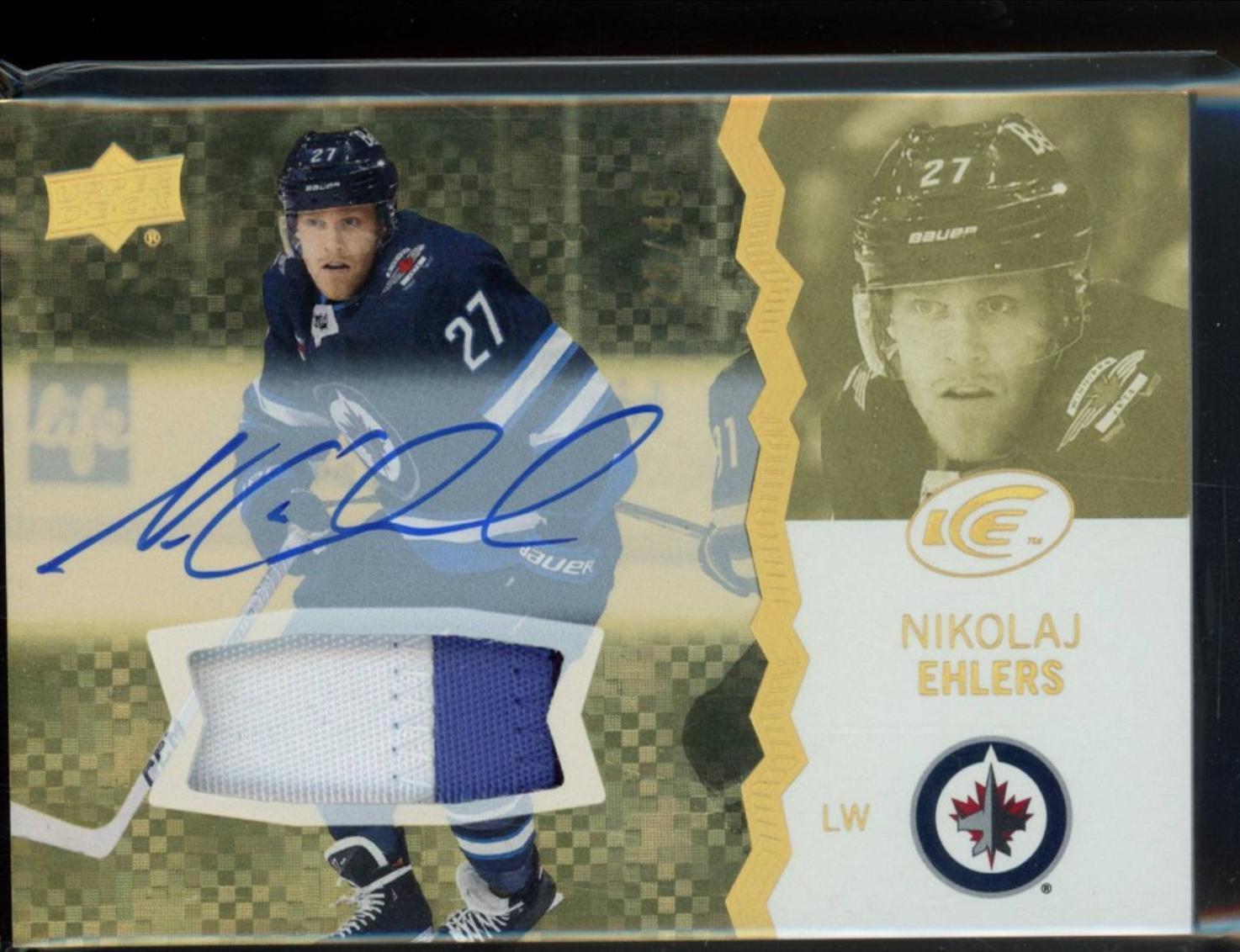 Nikolaj Ehlers [Gold Patch Autograph] #38