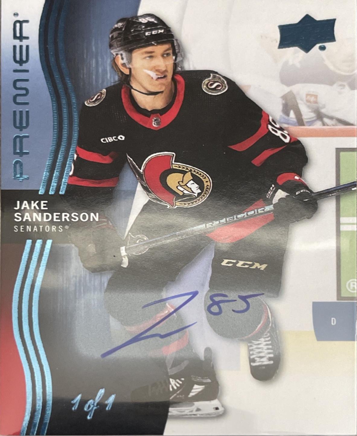 Jake Sanderson [Platinum Autograph] #65