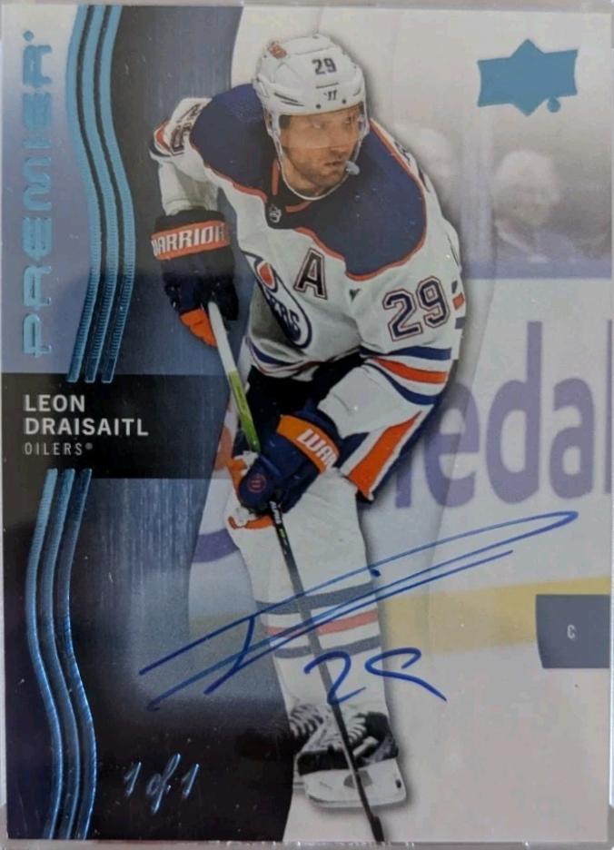 Leon Draisaitl [Platinum Autograph] #3