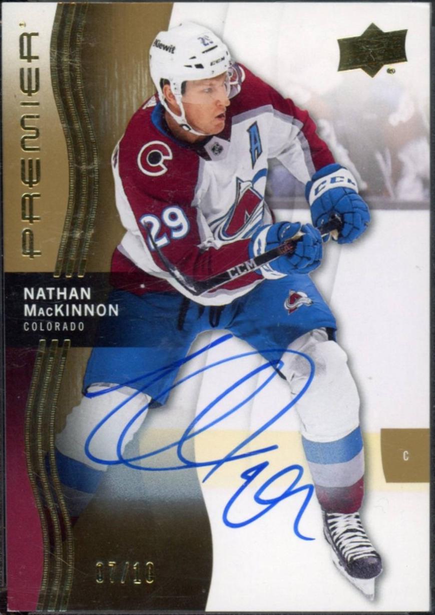 Nathan MacKinnon [Gold Autograph] #13
