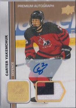 Carter Yakemchuk [Autograph Patch] #36