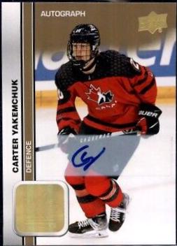 Carter Yakemchuk [Signature] #36