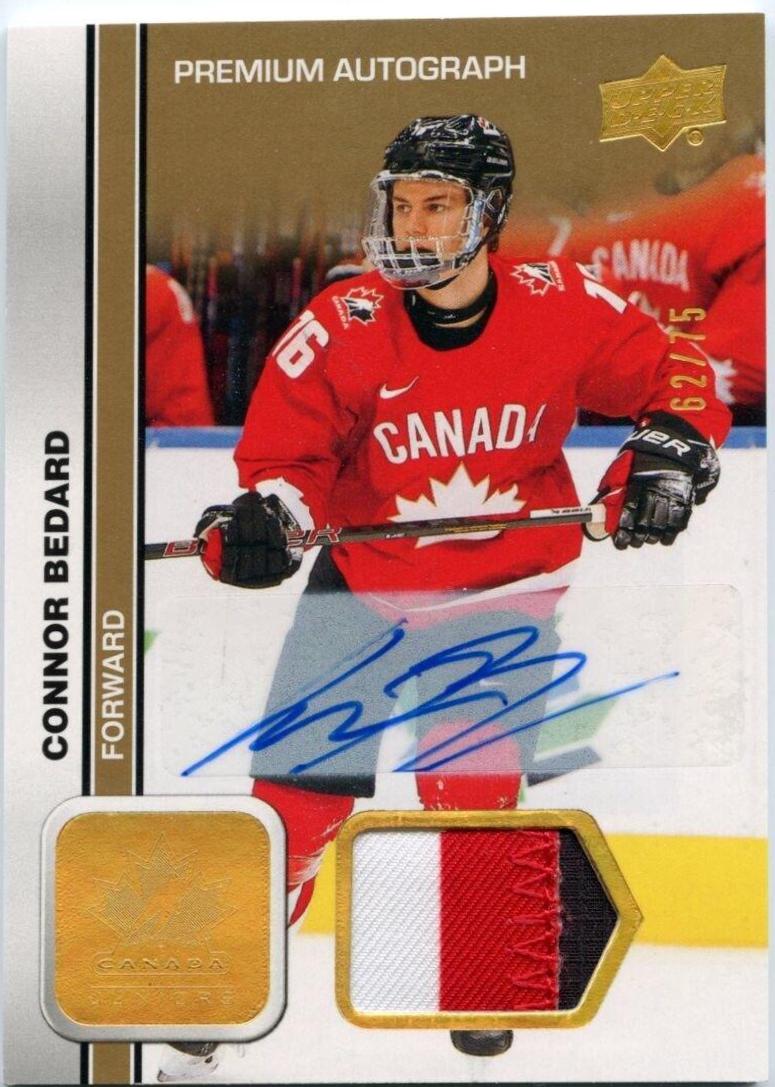 Connor Bedard [Autograph Patch] #65