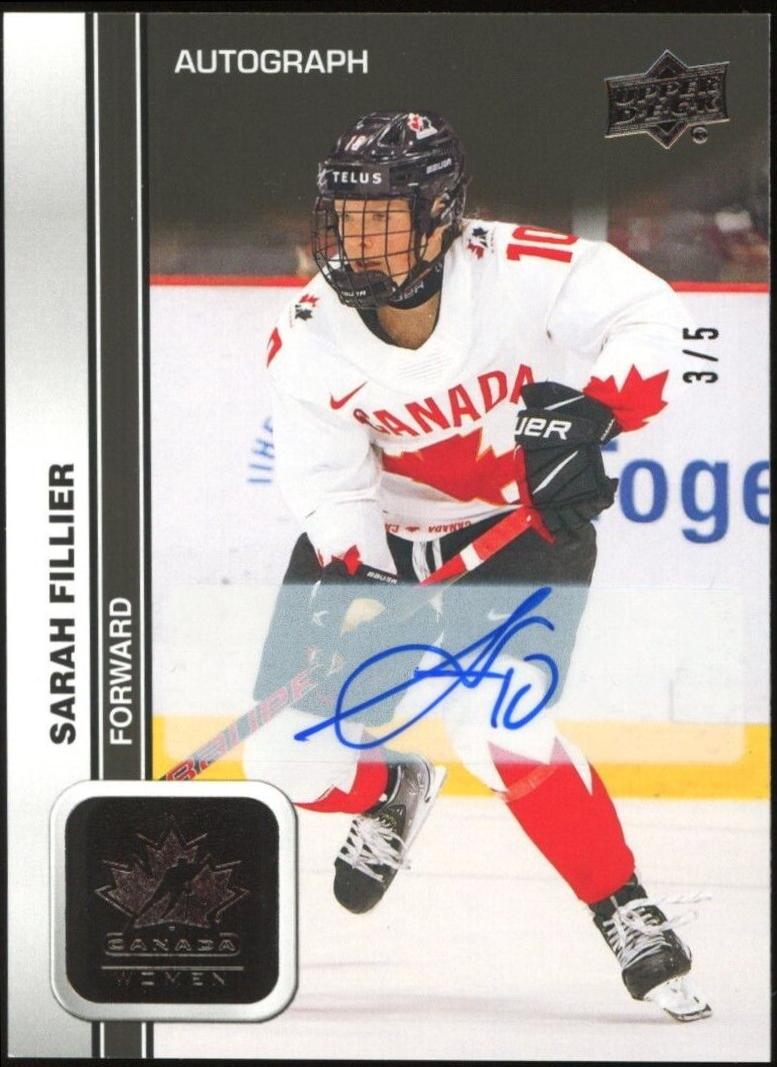 Sarah Fillier [Black Signature] #53