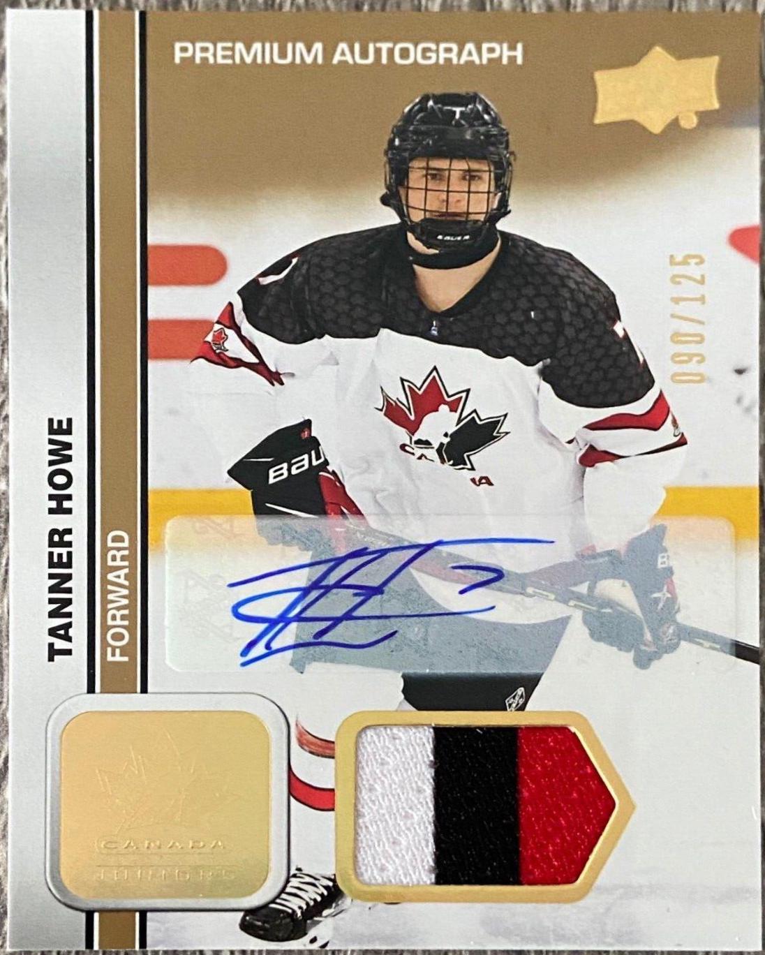 Tanner Howe [Autograph Patch] #19
