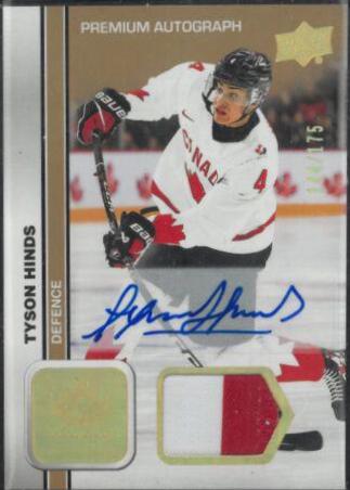 Tyson Hinds [Autograph Patch] #64