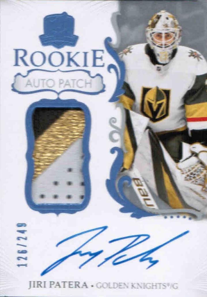 Jiri Patera [Rookie Patch Auto] #126