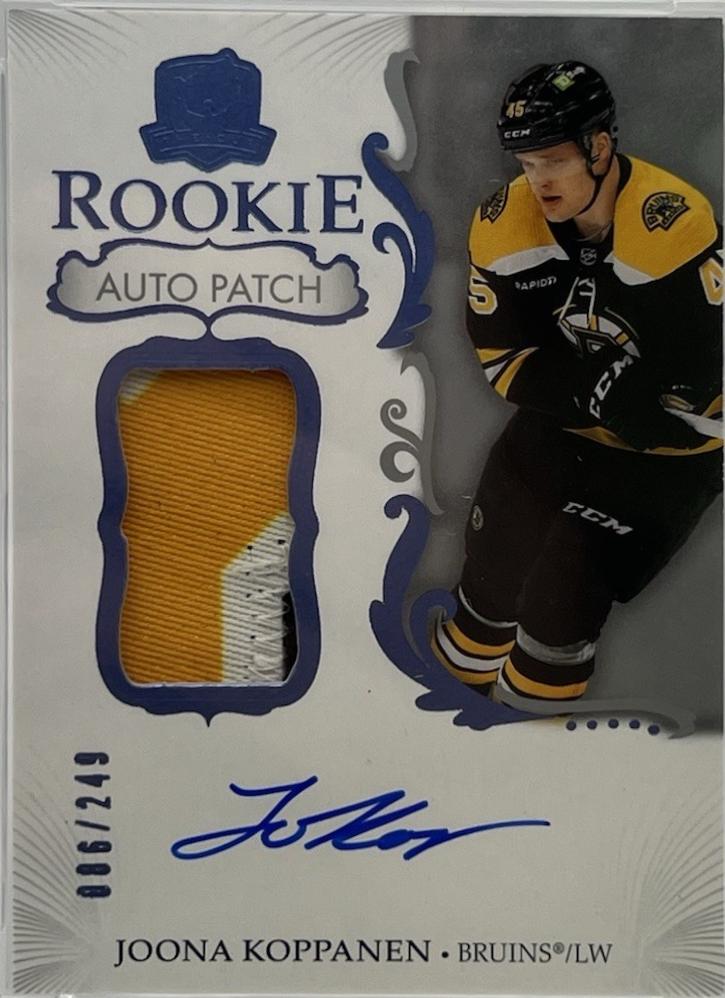 Joona Koppanen [Rookie Patch Auto] #123