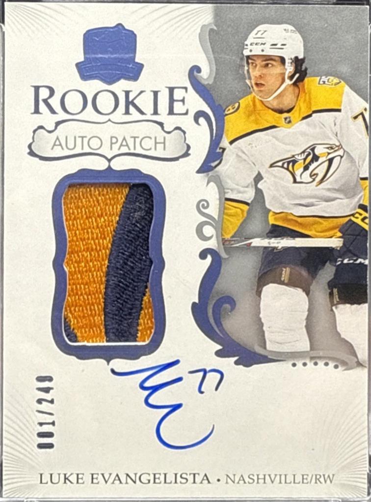 Luke Evangelista [Rookie Patch Auto] #127
