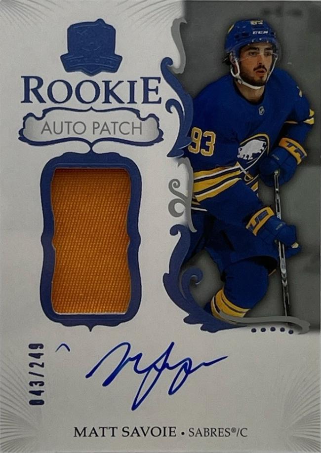 Matt Savoie [Rookie Patch Auto] #180