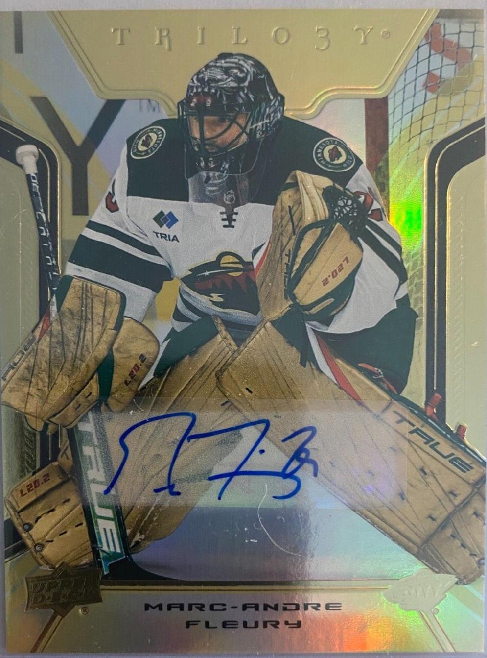 Marc-Andre Fleury [Gold Autograph] #74