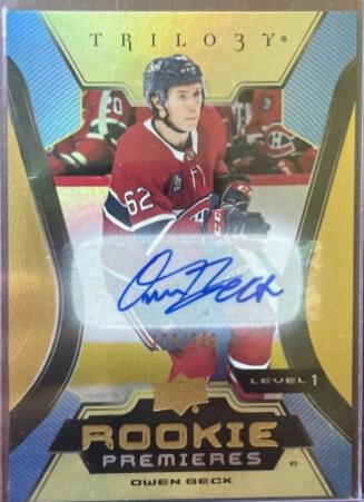 Owen Beck [Gold Autograph] #101